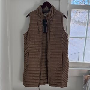 Duluth Trading Co Brown Quilted Vest